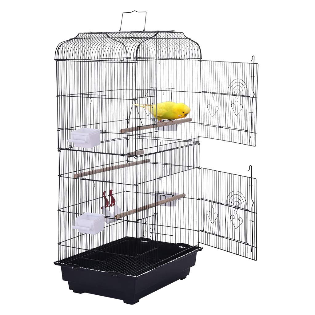 Buy XGao 36in Bird Cage Portable Hanging Medium Flight Birds Cages for