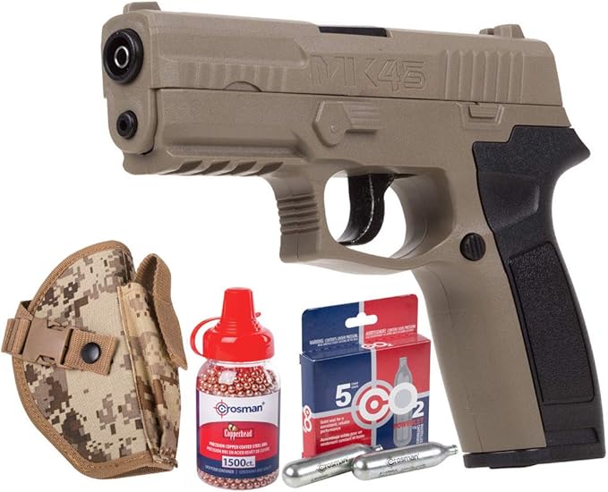 Crosman MK45 CO2 BB Pistol Kit air Pistol Sports & Outdoors