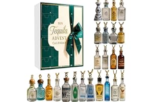 Tequila Advent Calendar 2025-24 Days of Premium Tequila Mini Bottles, Artisanal Agave Spirits Collection from Blanco to Añejo