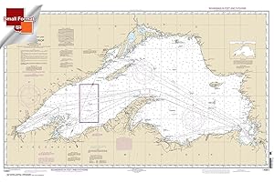 Paradise Cay Publications, Inc. NOAA Chart 14961: Lake Superior (Mercator Projection) 21.00 x 33.17 (Small Format Waterproof)