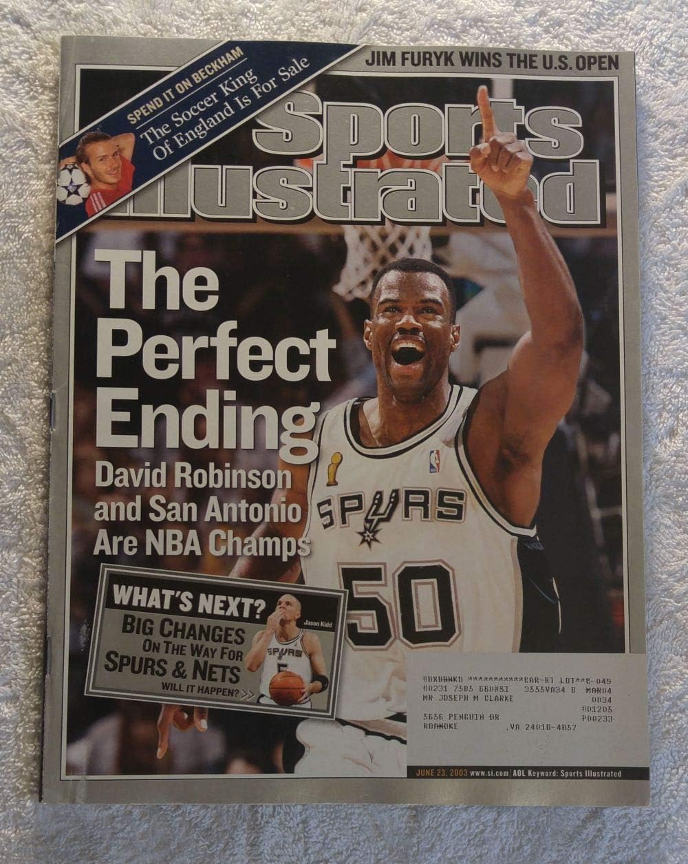 san antonio new jersey 2003