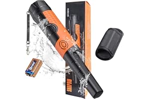 SUNPOW Metal Detector Pinpointer for Adults & Kids - Waterproof Handheld Pin Pointer Wand - High Sensitivity 360° Detection -