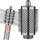 PUREGUST 3.2in Round Brush Attachment for Dyson Air wrap HS01/05/08 | Large round volumizing brush creates salon results at home, added volume smoothness for long hair