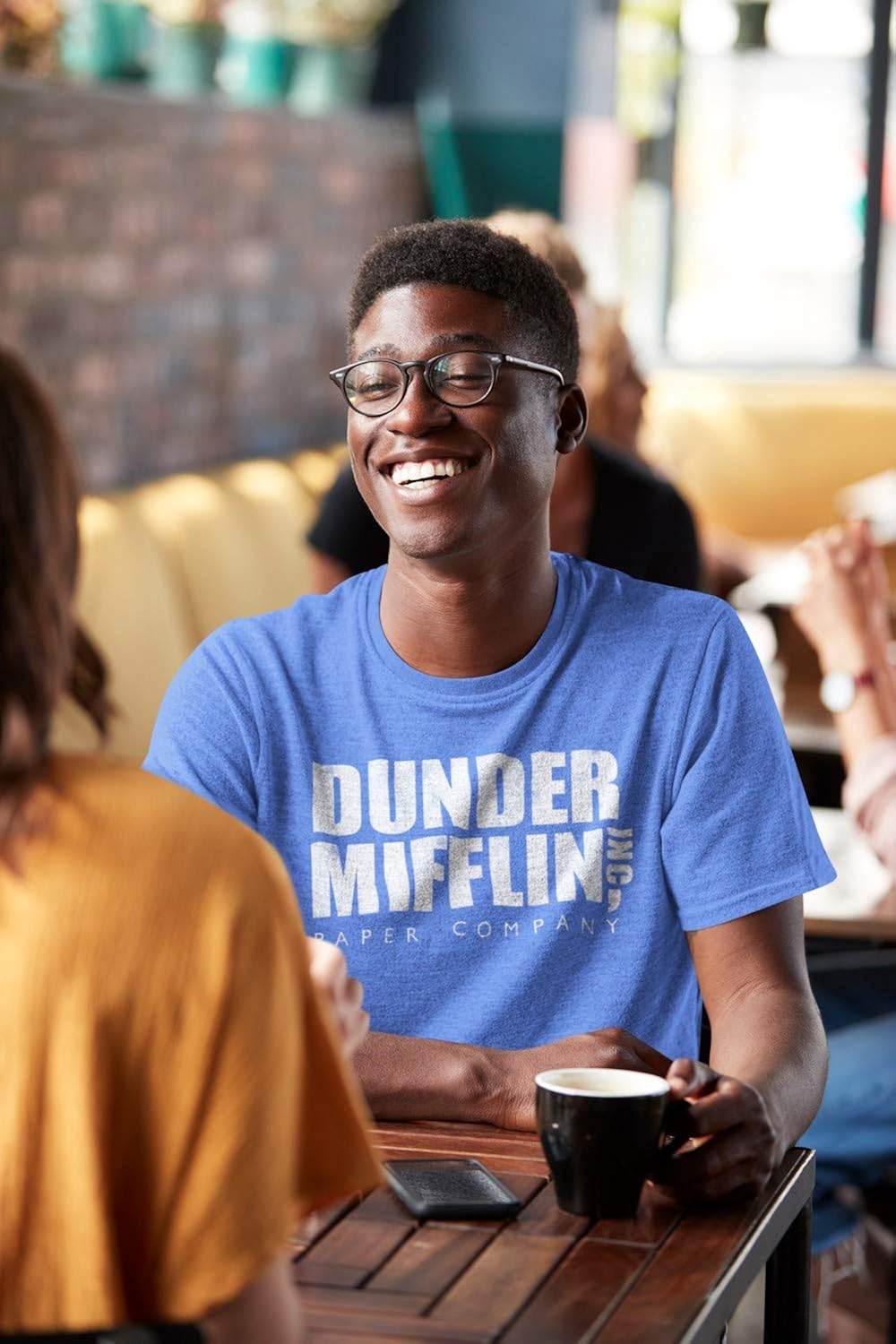 Ripple Junction The Office Dunder Mifflin Vintage Adult T-Shirt: Clothing