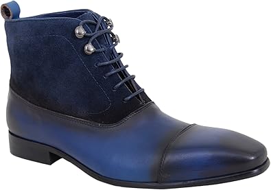 navy blue work boots