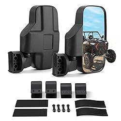 KEMIMOTO UTV Mirrors UTV Side Mirrors Fits 1.6 inch