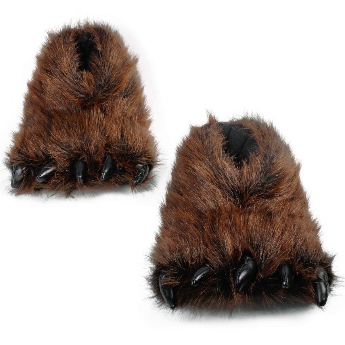 fuzzy bear slippers