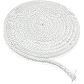 Adviace 1-00-00888-10 Stove Door Gasket for Harman P68, P43, P61, Accentra 52i, P35i, XXV, Advance, P38, PC45 Pellet Stoves and Harman 300i Woodstoves, 1/2" x 10FT Fiberglass Rope Seal Replacement.