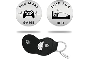 REMIFALA Funny Gifts Game Decision Double Sided Coin for Teen Boys Girls, One More Game Decision Maker for Kids Son Daughter Friends Stocking Stuffers Christmas Birthday Gifts