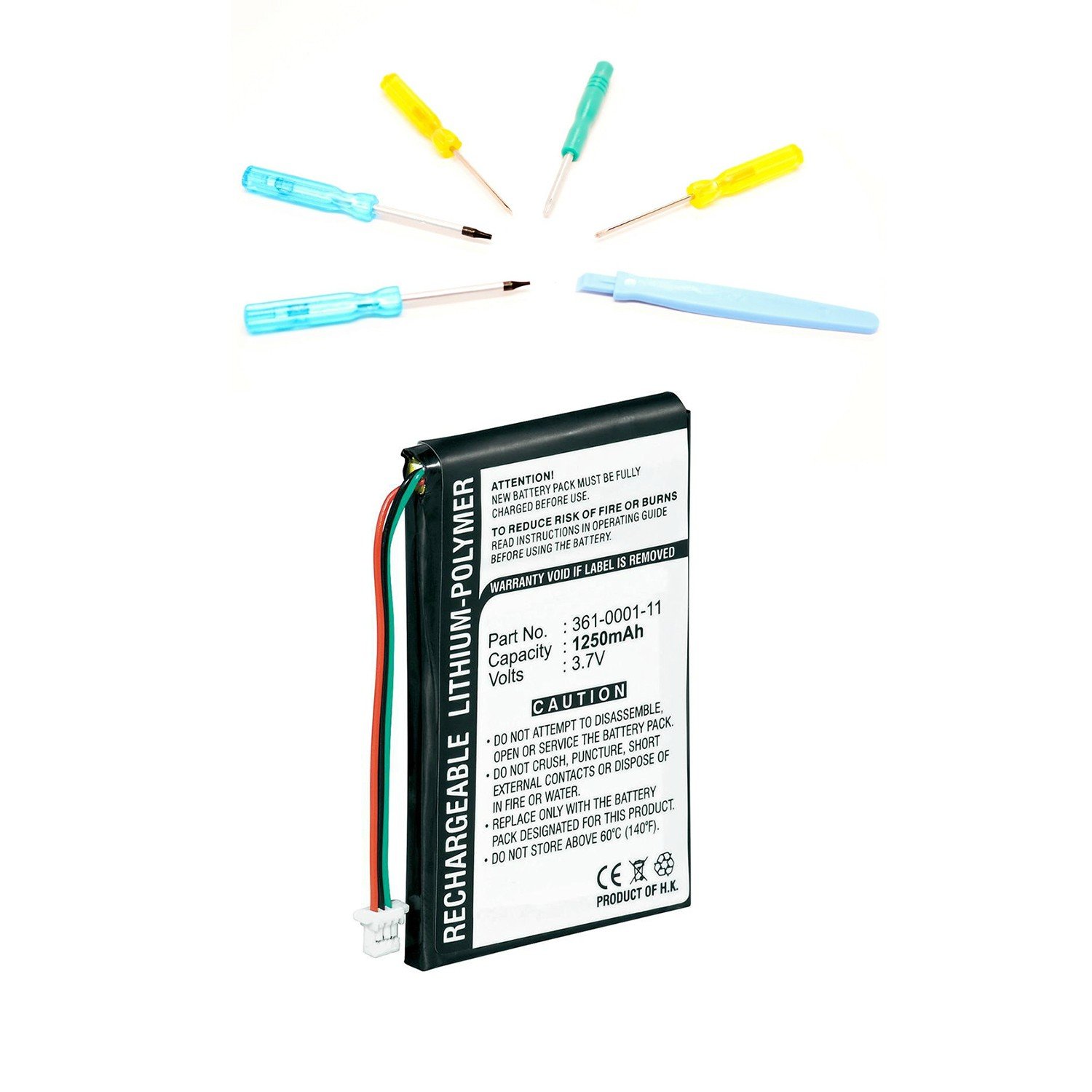 Amazon.com: Garmin Nuvi 760 Battery with Tools - Replacement Battery for Garmin  GPS System - Lithium Polymer Rechargeable Battery: Cell Phones & Accessories