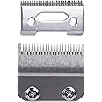 Professional Adjustable Clippers Blades - Precision 2 Holes Adjustable Hair Clipper Parts Blade for Wahl 8148, Wahl Senior Cordless Clipper, Wahl Magic Clipper(Silvery)