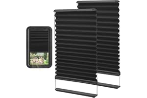 DASUNWAT Thin Shade Ready for RV Door Window Blinds, Compatible with Lippert RV Door Window 12'' x 21'', Protect RV Camper Interior Privacy Block The Sun & Heat Radiating, 2 Pack