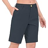 Little Donkey Andy Women's Bermuda Quick Dry Lightweight Stretch Shorts Golf Hiking Travel