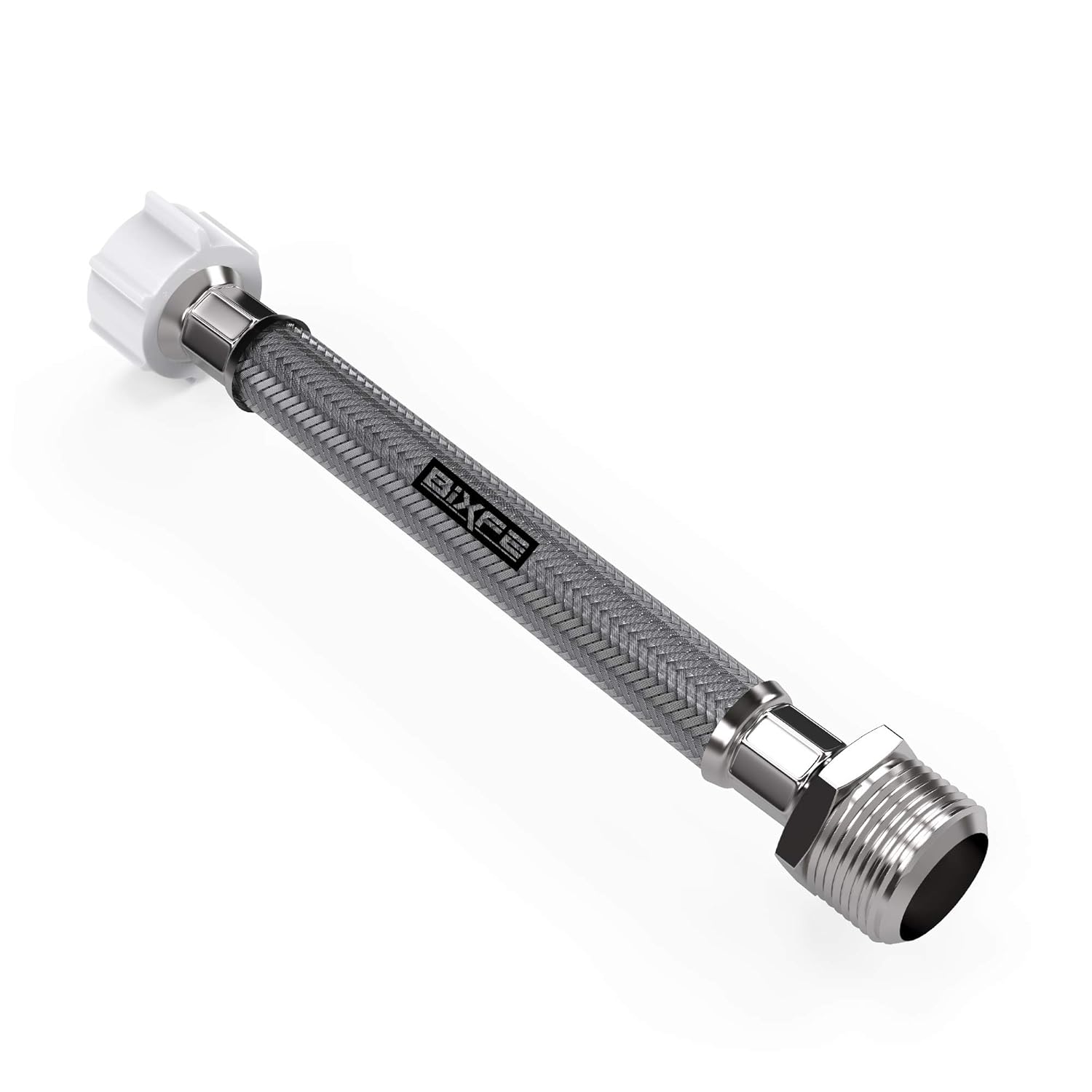 BIXFE THU9090R 6 Inches Hose Extension for C110/E200/S300/S400 Wash Lets, 7/8 Male to 7/8 Female,Stops Leaking of Bidet Sprayer T Adapter Connection to Toilet Tank