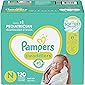 Diapers Newborn/Size 0 (< 10 lb), 120 Count - Pampers Swaddlers Disposable Baby Diapers, Giant Pack (Packaging May Vary)