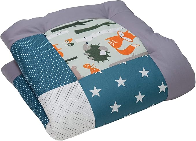 80x80 Cm Tapis Sol Bebe Patchwork Motifs Elephants Et Pois Ullenboom Tapis D Eveil Et Matelas Pour Parc Bebe Elephant Vert Bleu La Chambre De Bebe Couvertures Lawawarenesssociety In