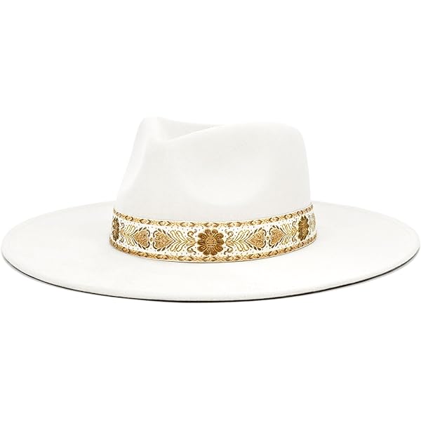 MONTIQUE - Long Lasting Lightfelt 2 1/2 inch Wide Brim Wool