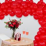 ASIYUHY Red Balloons 102Pcs Matte Red Balloon Arch Garland Kit 4 Sizes view 4