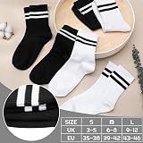 Zuimei 6 Pairs Ladies Socks Sports Gym Ankle Cotton Multicolor Half Cushioned view 6
