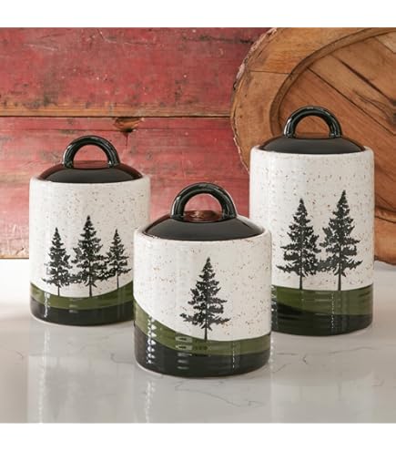Amazon.com: BLACK FOREST DECOR Timberland Moose & Bear Ceramic