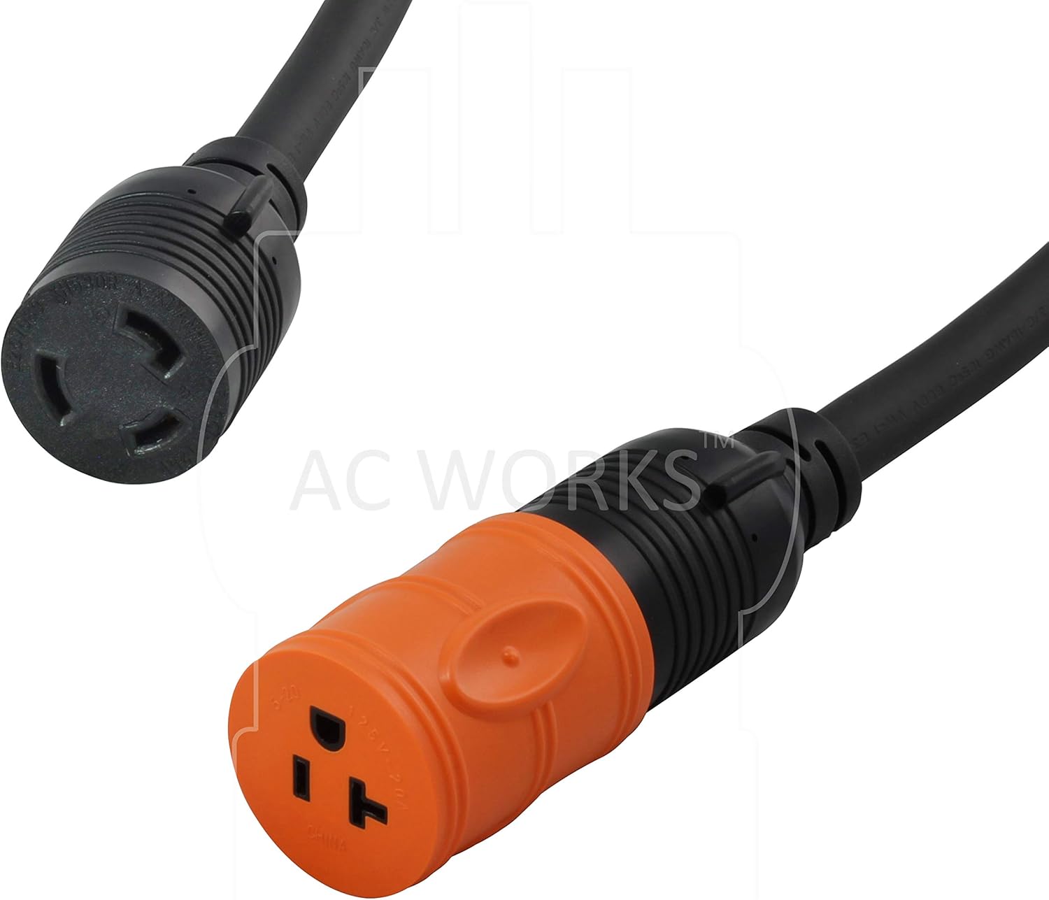 AC WORKS Shore Power Adapters (L5-30 30A Locking to 15/20A Household) : Sports & Outdoors