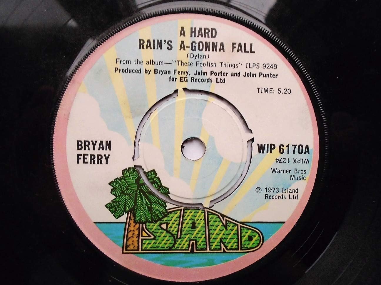 Bryan Ferry A Hard Rain's AGonna Fall / 2.H.B. 7 Bryan Ferry A Hard Rain's AGonna Fall / 2.H.B. 7