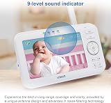 VTech LM808-1W Baby Monitor with Camera 5" Screen 300m Night Vision view 5