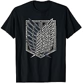 Attack on Titan Season 2 Distressed Scout Symbol Anime T-Shirt
