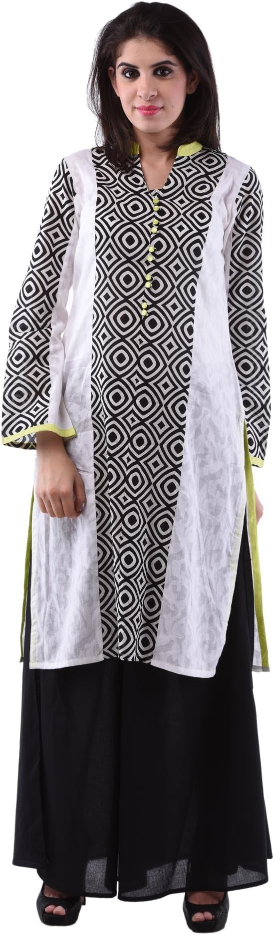 aarr Women's Plazo Set/Cotton & Full Sleeves Kurta