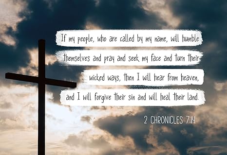 2 Crónicas 7 14 Si Mi Pueblo Christian Póster Impresión