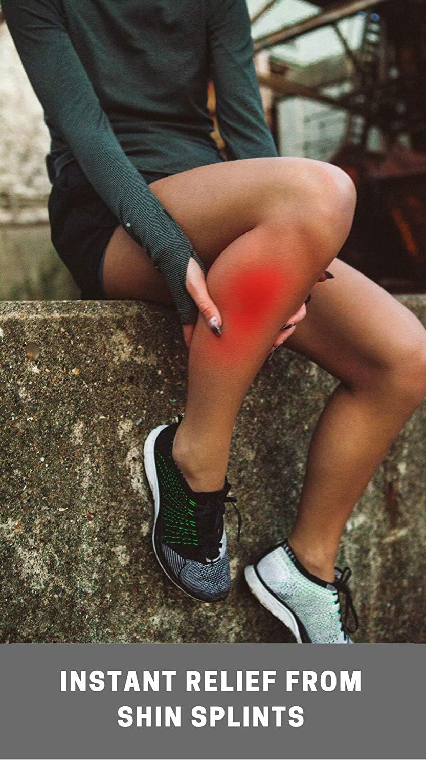 Modetro Sports Calf Support Medium, Calf Compression Sleeve 2 Pack