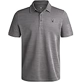 Spyder Mens Golf Shirts - Lightweight Moisture-Wicking Athletic Performance Collared Short Sleeve Polo Shirts for Men