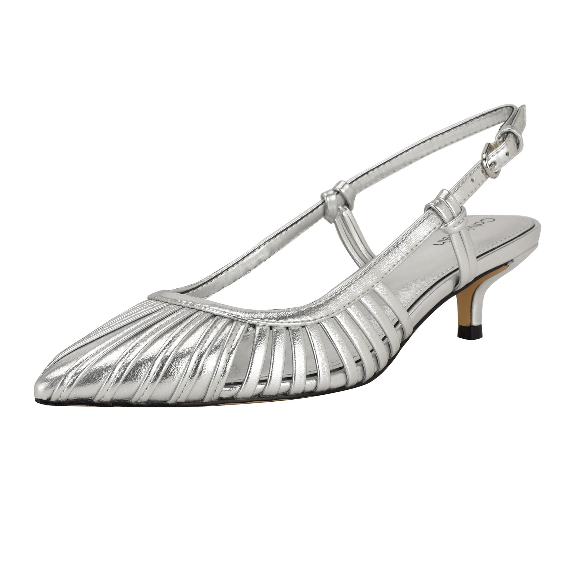 Calvin Klein Womens Movella Silver 8.5 Medium