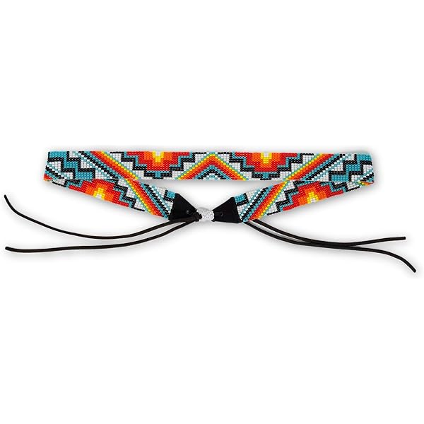 Hatband Cotton Wrap Around Tie Green Multi Color Blue  display picture 2