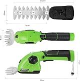 WORKPRO 2 in 1 Cordless Hedge Trimmer & Grass Shear 7.2V 2000mAh Battery view 8