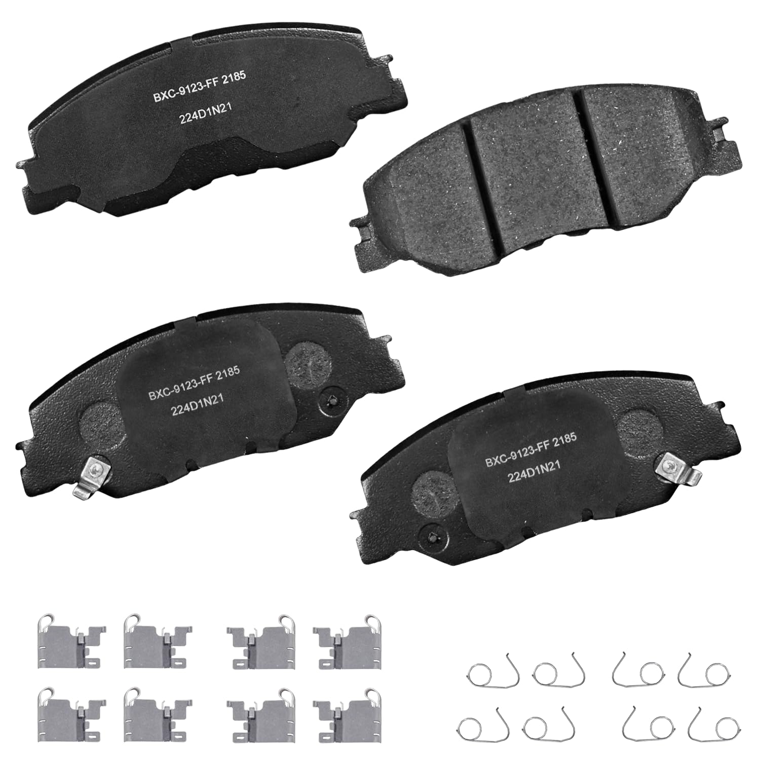 Bendix Premium SBC2185 Ceramic Front Brake Pads for Honda Civic 2023-2022, Insight 2022-2019 Image
