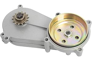 NovelBee Motorcycle Transmission Gear Box for 47CC 49CC 2-Stroke Engine Mini Pocket Bike (Silver)