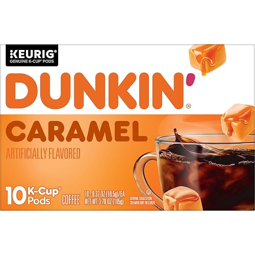 Dunkin’ Caramel Artificially Flavored Coffee, Keurig K-Cup pods