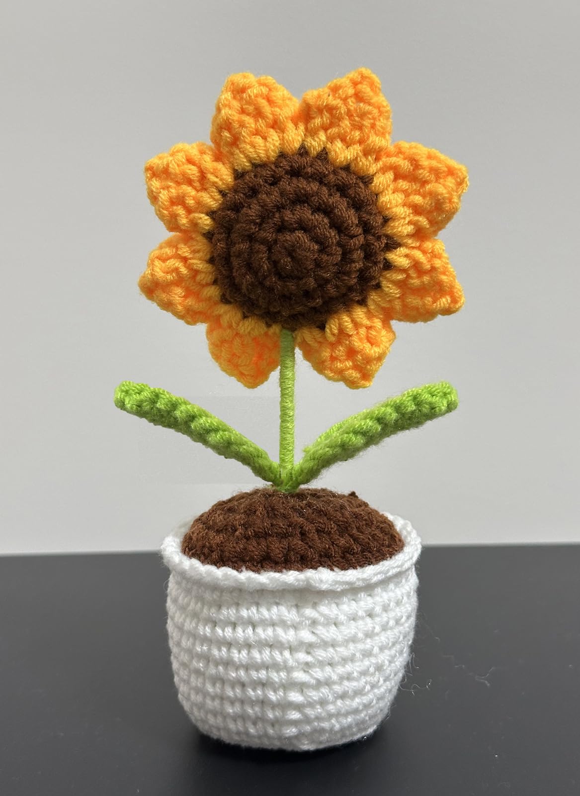 Positive Crochet Sunflowers - Sometimes You Forget You're Awesome - Inspirational Gifts for Women,Men,Emotional Support Crochet,Appreciation Sunflower Gifts for Sister,Best Friend,Coworker,Teacher