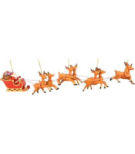Preiser 30399 Scala HO: Babbo Natale Con Slitta E Renne Per Plastico Ferroviario