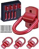 EilxMag 1/2" D Rings Tie Down Anchors, 12000LBS