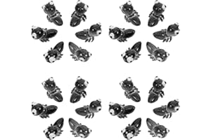 SAFIGLE 20 Pcs Miniature Resin Ant Figurines Small Cute Animal Sculptures for Garden Micro Landscape