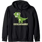 Cochlearsaurus | Cochlear Implant Gift Ideas Zip Hoodie