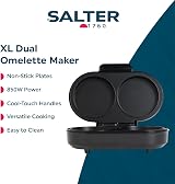 Salter EK4213S Omelette Maker XL Dual Cooking Plates 850 W view 2