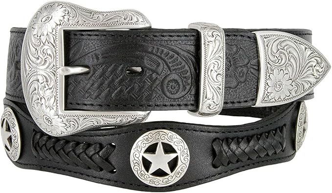 Mens Western Ranger Star Badge Concho 