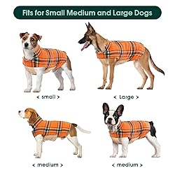 Kuoser Waterproof Dog Coat, Reversible Dog Jacket