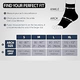Rymora Foot Compression Socks Sleeves Small White Pair (16-21 cm Arch) view 2
