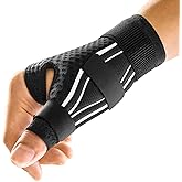 FREETOO Thumb Brace Support Right Hand or Left Hand for Arthritis Pain and Support, Thumb Spica Splint for Trigger Thumb, Thumb Stabilizer for Tendonitis, Sprain Fits Palm 7.5''-8.5'' S/M White