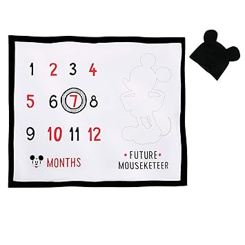 mickey mouse milestone blanket