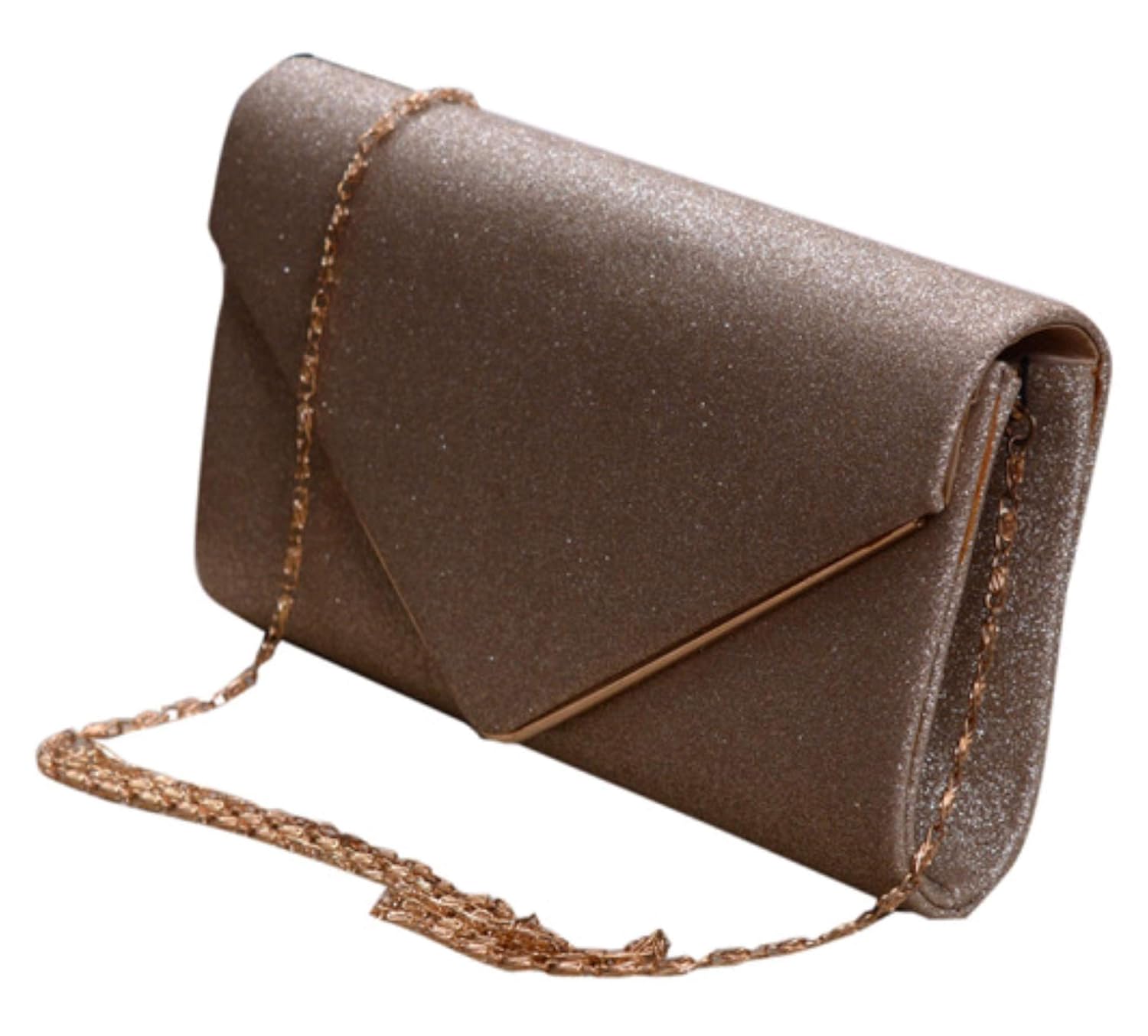 rose gold envelope clutch